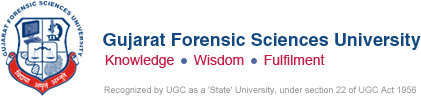 Gujarat Forensic Sciences University Logo